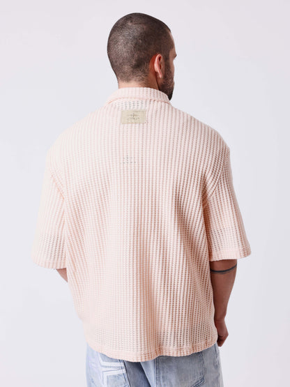 CAMISA DE MANGA CORTA TEXTURADA - ROSA - PROJECT X PARIS | PXP 2610303_PC