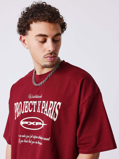 CAMISETA VARSITY- BURDEOS - PROJECT X PARIS | 2611106_BR