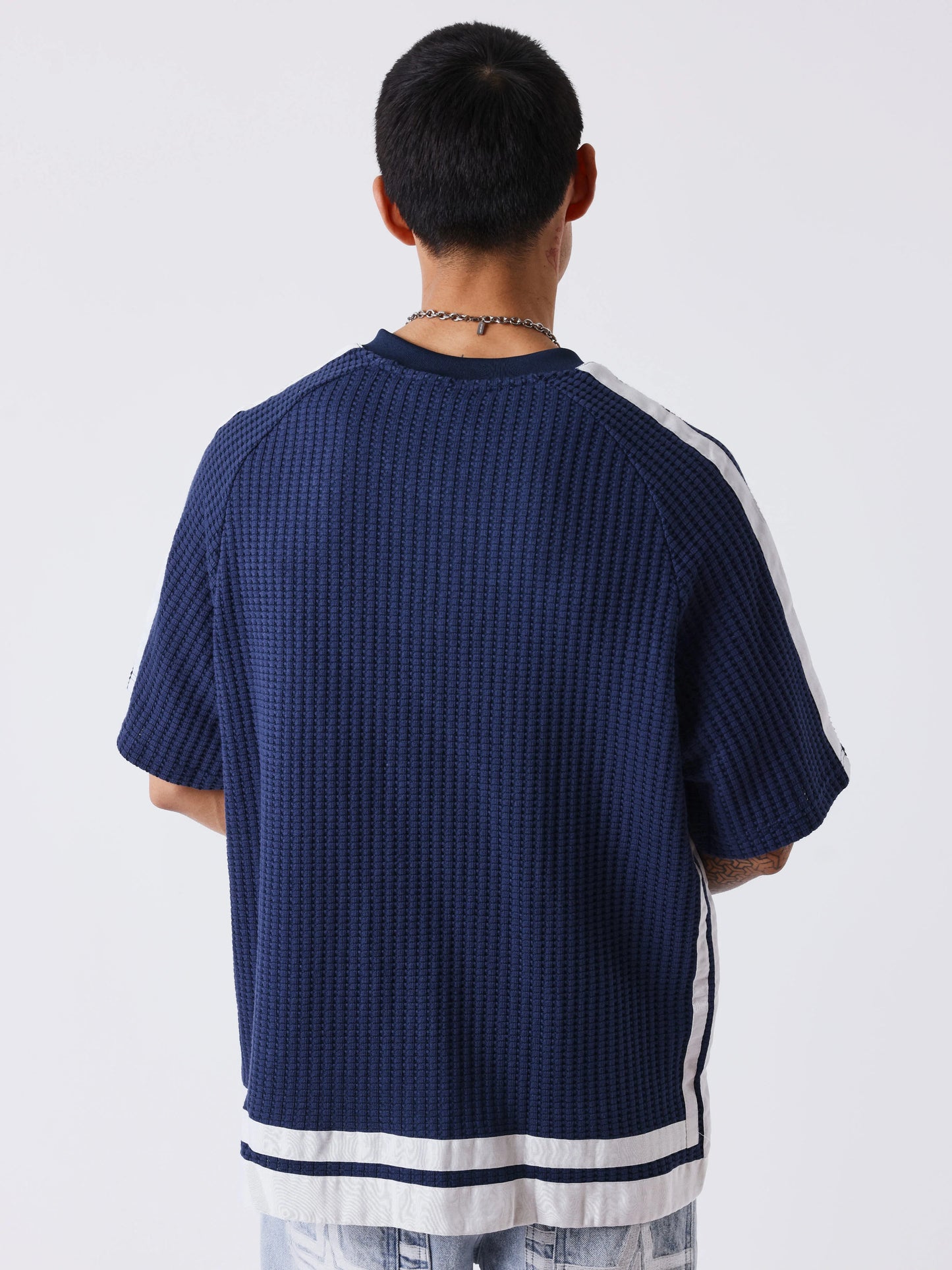 CAMISETA CUELLO V - AZUL- PROJECT X PARIS | 2613001_BL