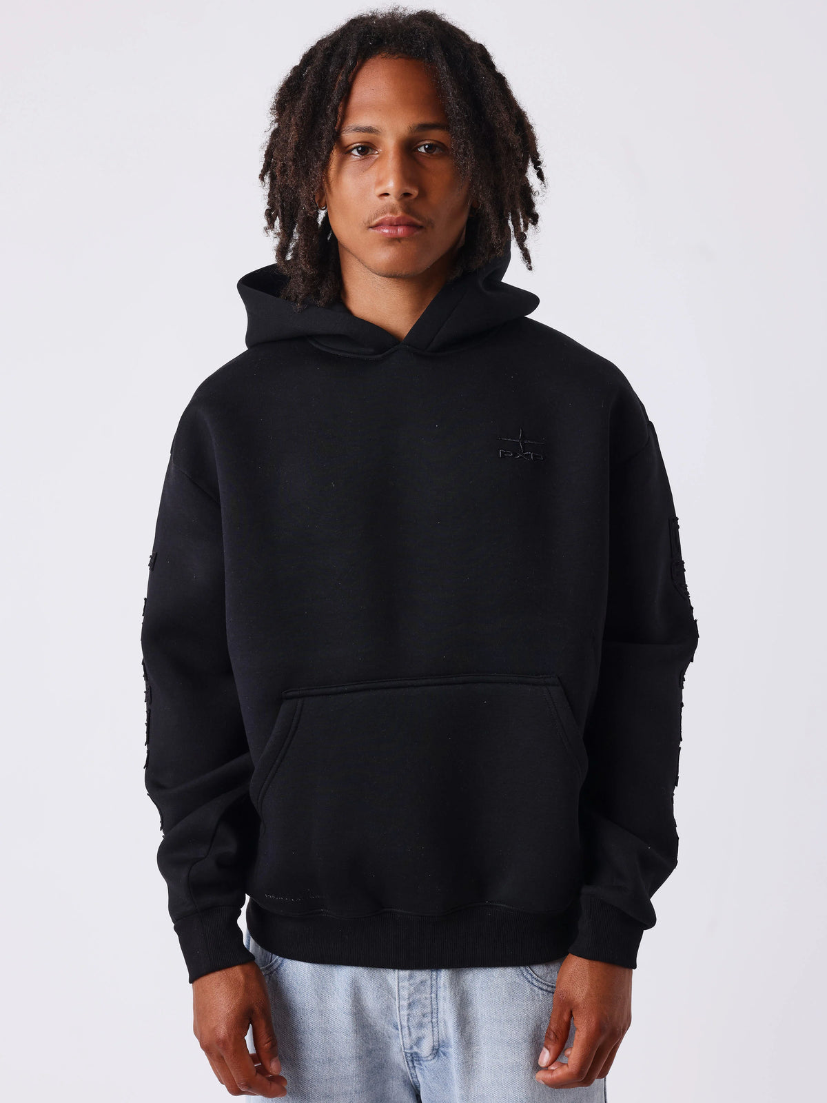 SUDADERA CON CAPUCHA NEOPRENO OUTSIDER - NEGRO - PROJECT X PARIS | PXP-2622331_BK