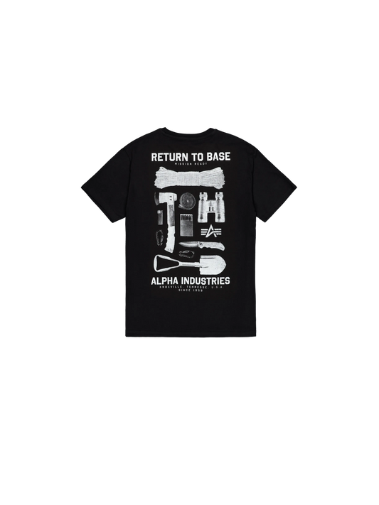 RETURN TO BASE TSHIRT - NEGRO - ALPHA INDUSTRIES | 266506
