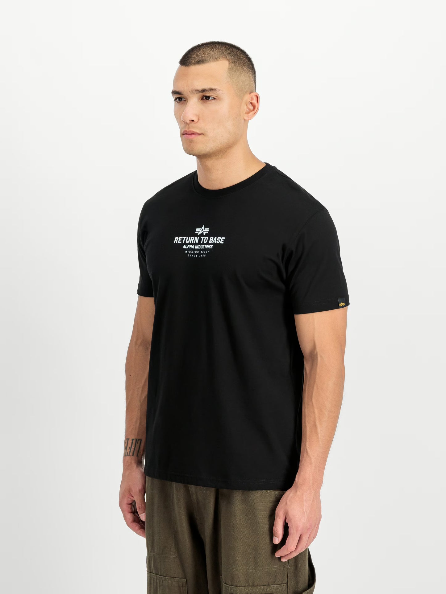 RETURN TO BASE TSHIRT - NEGRO - ALPHA INDUSTRIES | 266506