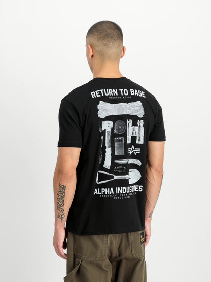 RETURN TO BASE TSHIRT - NEGRO - ALPHA INDUSTRIES | 266506