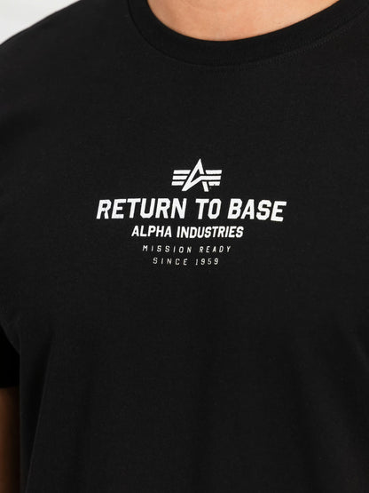 RETURN TO BASE TSHIRT - NEGRO - ALPHA INDUSTRIES | 266506