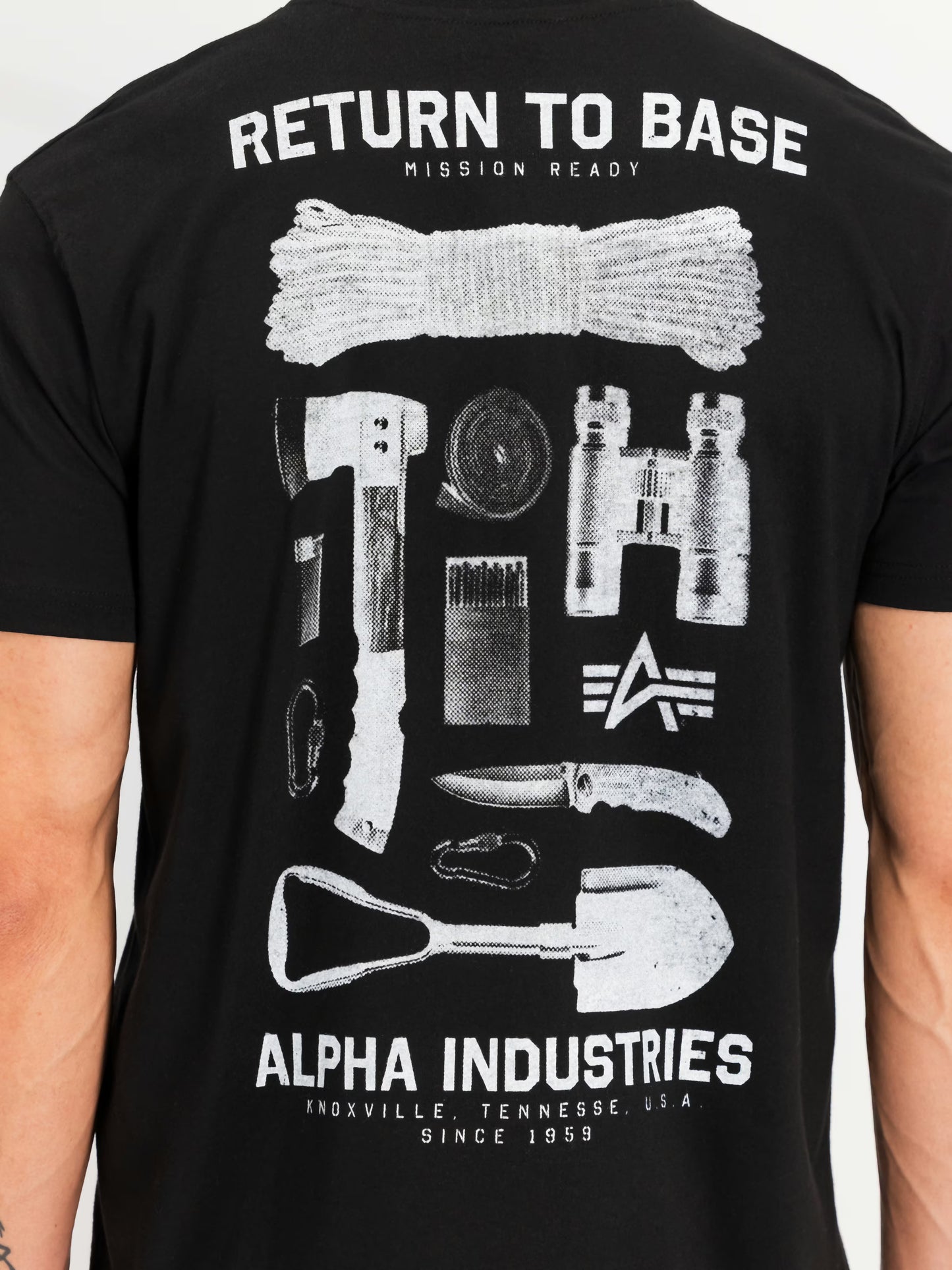 RETURN TO BASE TSHIRT - NEGRO - ALPHA INDUSTRIES | 266506