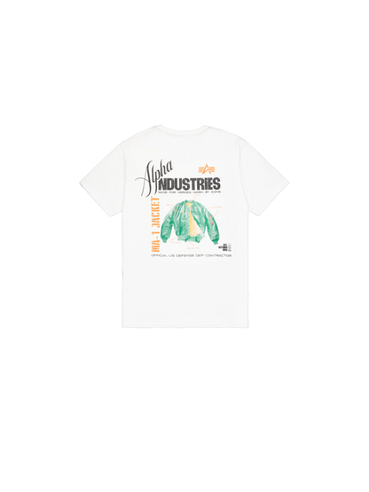 CAMISETA "HERITAGE BACKPRINT" - BLANCO - ALPHA INDUSTRIES | 266521