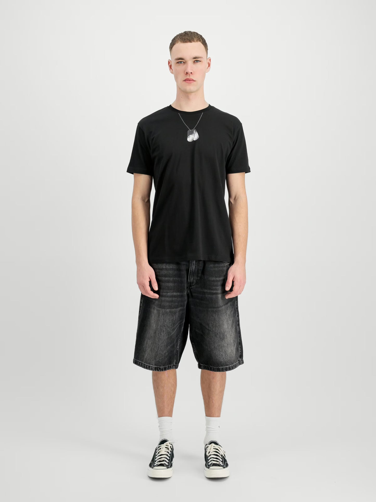 CAMISETA "DOG-TAG" - NEGRO - ALPHA INDUSTRIES | 266529