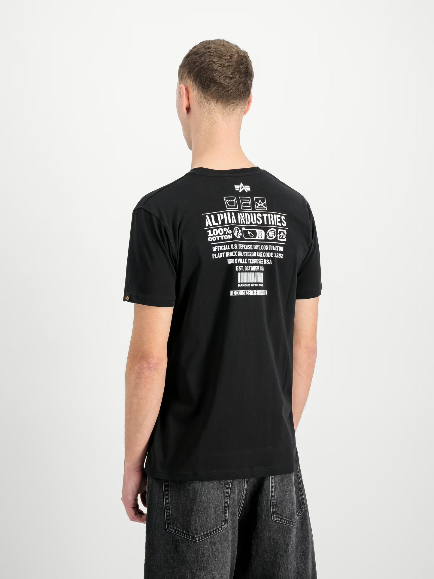 CAMISETA "DOG-TAG" - NEGRO - ALPHA INDUSTRIES | 266529