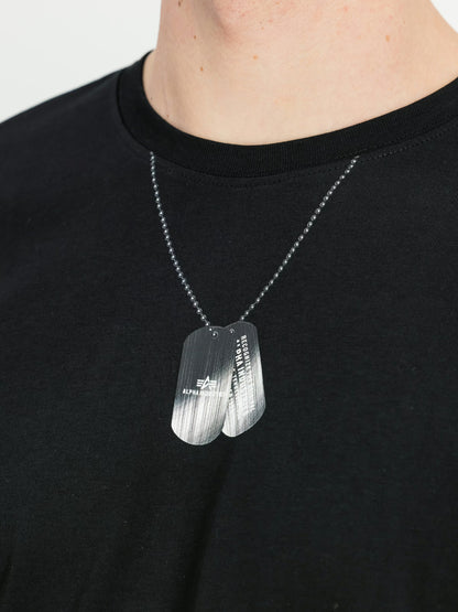 CAMISETA "DOG-TAG" - NEGRO - ALPHA INDUSTRIES | 266529