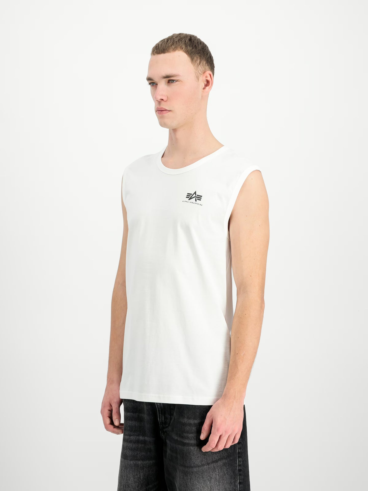 CAMISETA SIN MANGAS "BACKPRINT TANK" - BLANCO - ALPHA INDUSTRIES | 266562