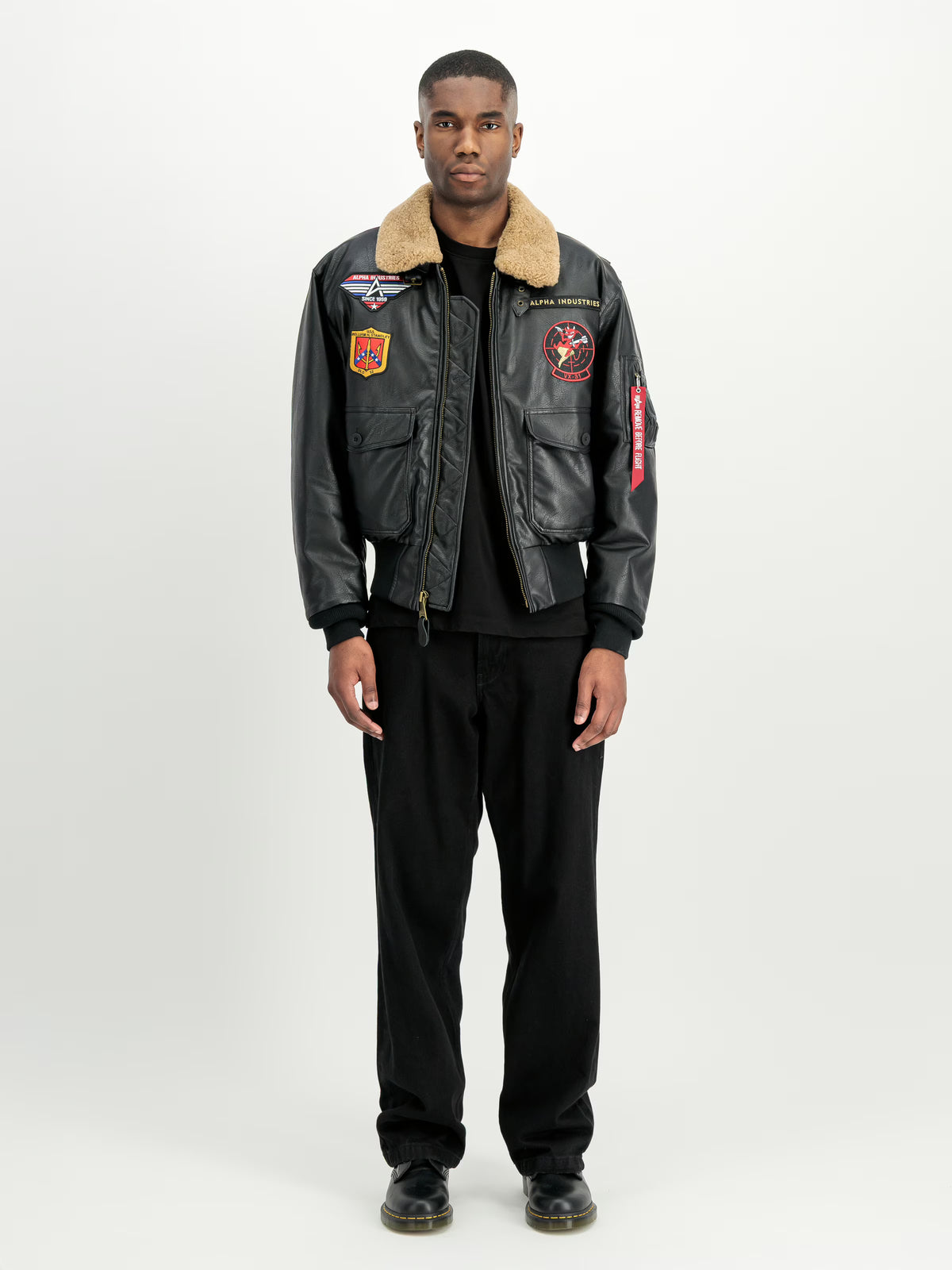CHAQUETA BOMBER "G-1 DEVILS BRIGADE LOOSE" - NEGRO - ALPHA INDUSTRIES | 268133-03