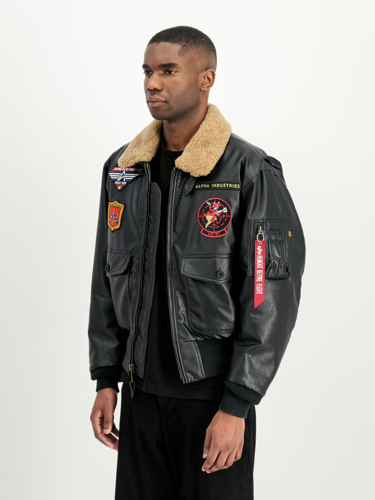 CHAQUETA BOMBER "G-1 DEVILS BRIGADE LOOSE" - NEGRO - ALPHA INDUSTRIES | 268133-03