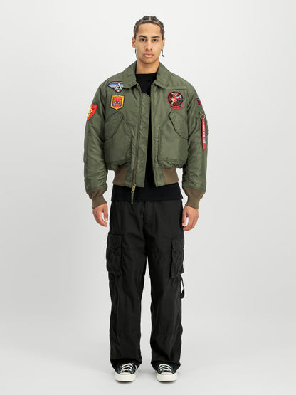 CHAQUETA BOMBER "CWU-45/P DEVILS BRIGADE LOOSE" - VERDE MILITAR - ALPHA INDUSTRIES | 268135-142