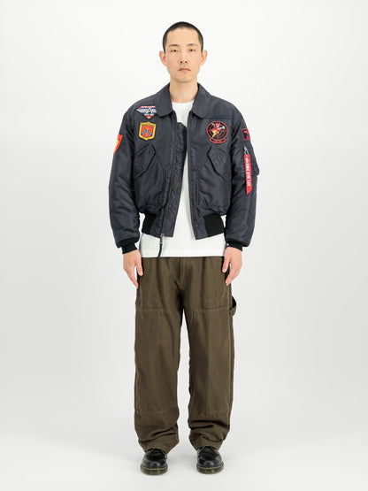 CHAQUETA BOMBER "CWU-45/P DEVILS BRIGADE LOOSE" - GRIS HIERRO - ALPHA INDUSTRIES | 268135-466