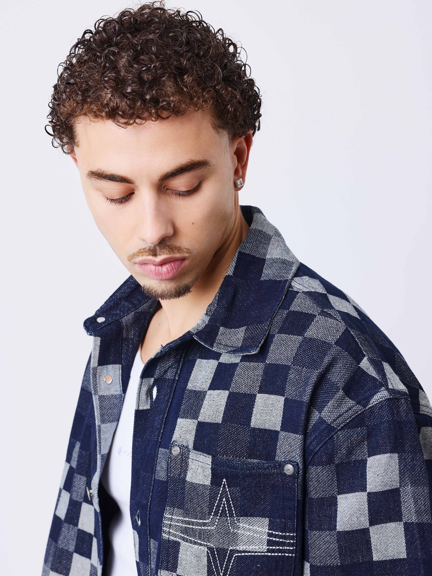 CAMISA DE MANGA CORTA PIXEL - AZUL - PROJECT X PARIS | PXP 2693126