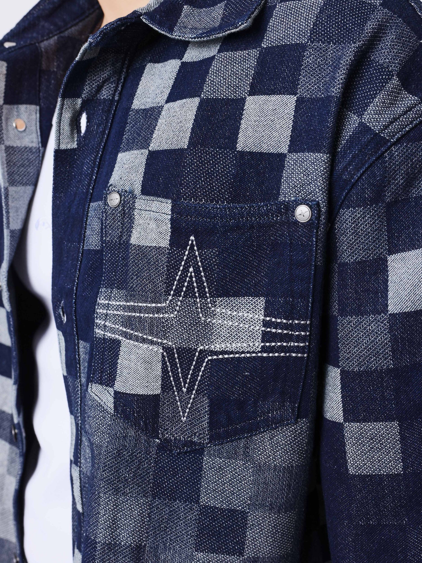 CAMISA DE MANGA CORTA PIXEL - AZUL - PROJECT X PARIS | PXP 2693126