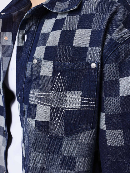 CAMISA DE MANGA CORTA PIXEL - AZUL - PROJECT X PARIS | PXP 2693126