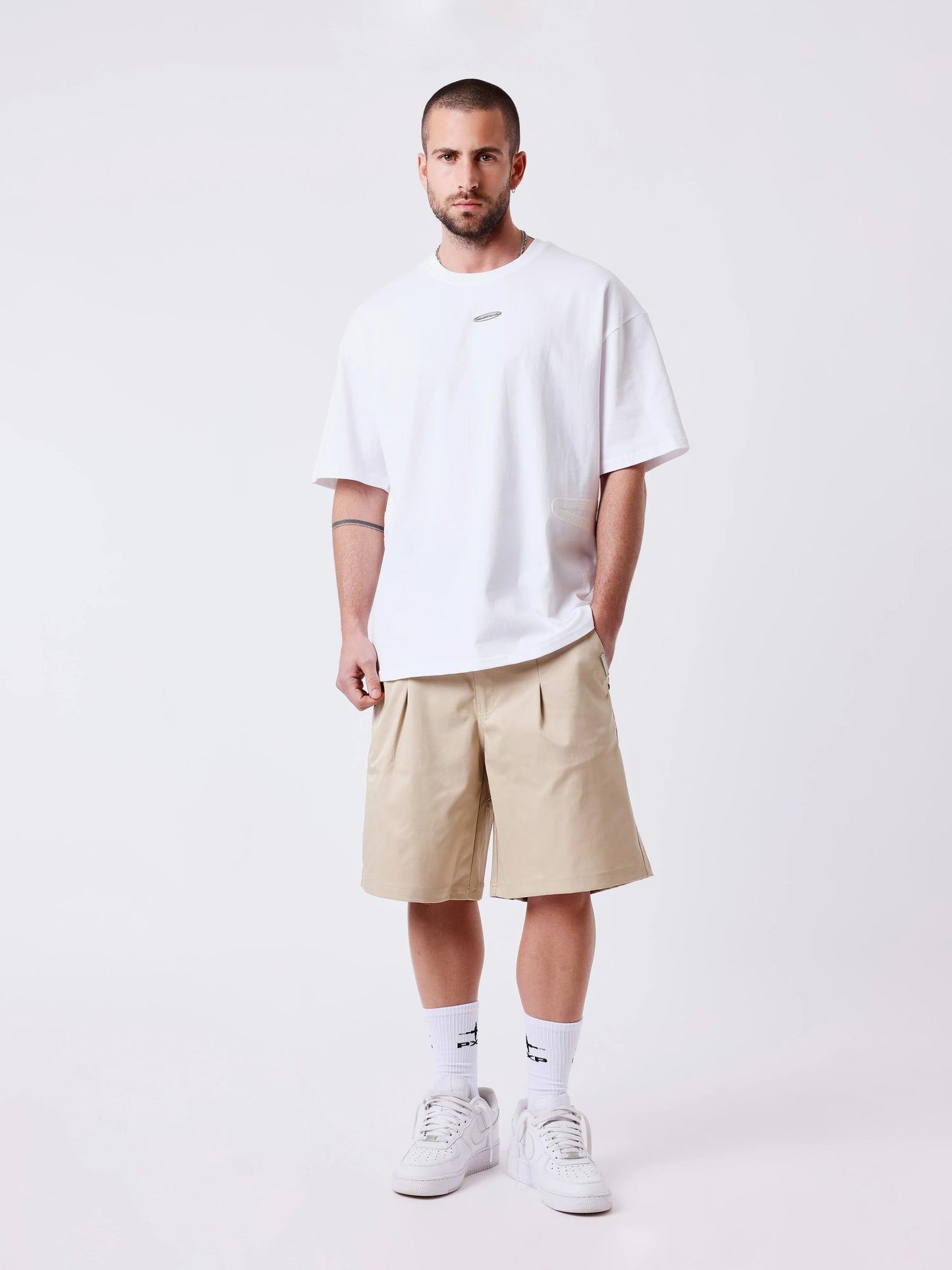 BERMUDA CHINO HUSTLE - BEIGE - PROJECT X PARIS | 2694456-BG