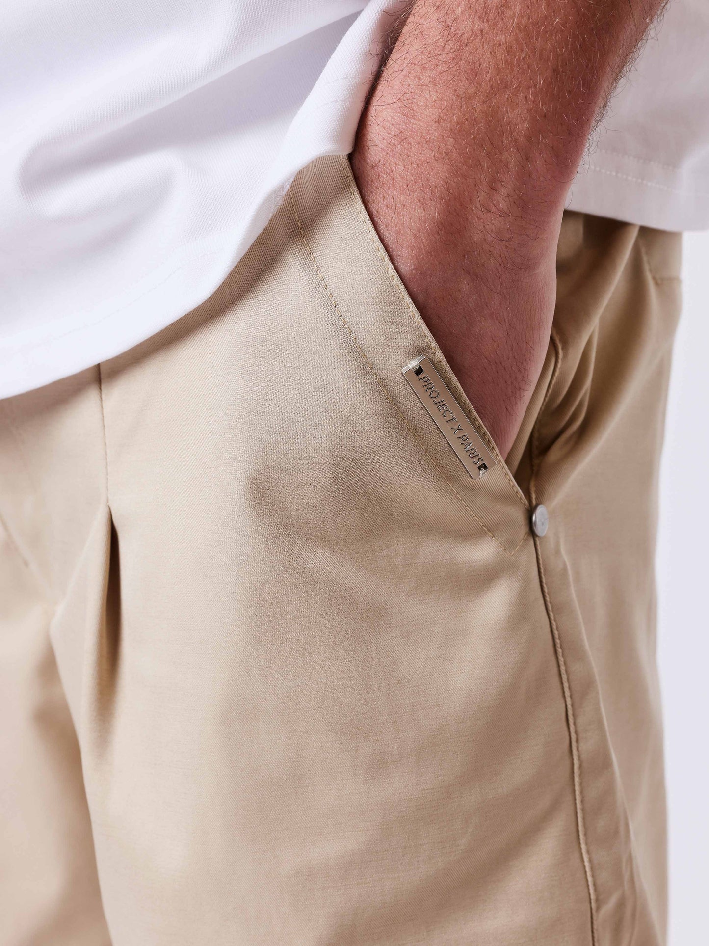 BERMUDA CHINO HUSTLE - BEIGE - PROJECT X PARIS | 2694456-BG
