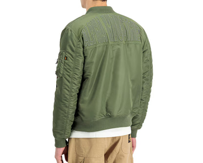 CHAQUETA BOMBER "MA-1 VF EMB BACK" - VERDE MILITAR - ALPHA INDUSTRIES | 268114-01