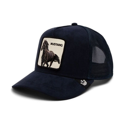 GORRA TRUCKER CABALLO "MUSTANG" - AZUL MARINO - GOORIN BROS THE FARM ANIMALS | 101-1870