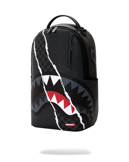 MOCHILA CENTER RIP REVEALING GRAY CHECK BACKPACK - NEGRO - SPRAYGROUND | 910B8502NSZ