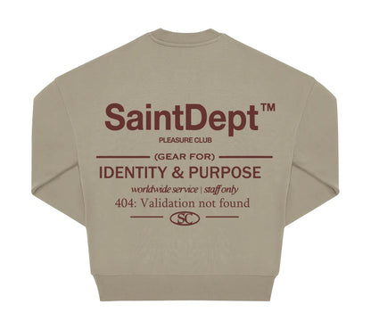 SUDADERA "VALIDATION" - BEIGE - SAINT DEPT