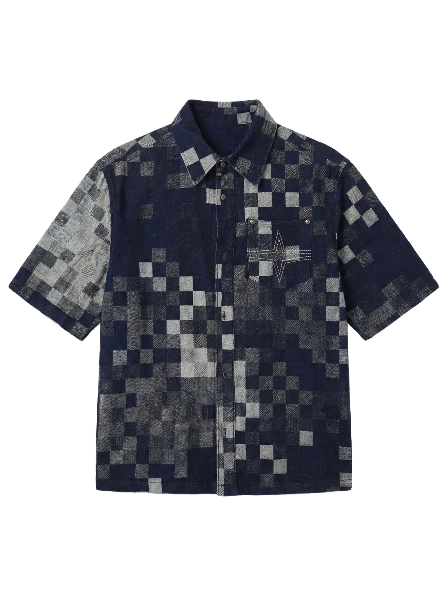 CAMISA DE MANGA CORTA PIXEL - AZUL - PROJECT X PARIS | PXP 2693126