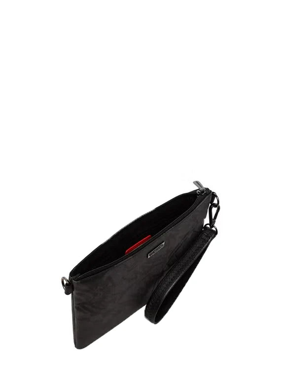 BOLSO POCHETTE CONVERTIBLE BANDOLERA 3AM CHECK - NEGRO/GRIS - SPRAYGROUND | 910B7502NSZ