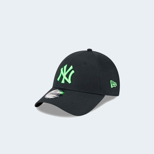 GORRA "NEON NEW YORK YANKEES" LEAGUE ESSENTIAL 9FORTY - NEGRO/VERDE - NEW ERA | 60424816