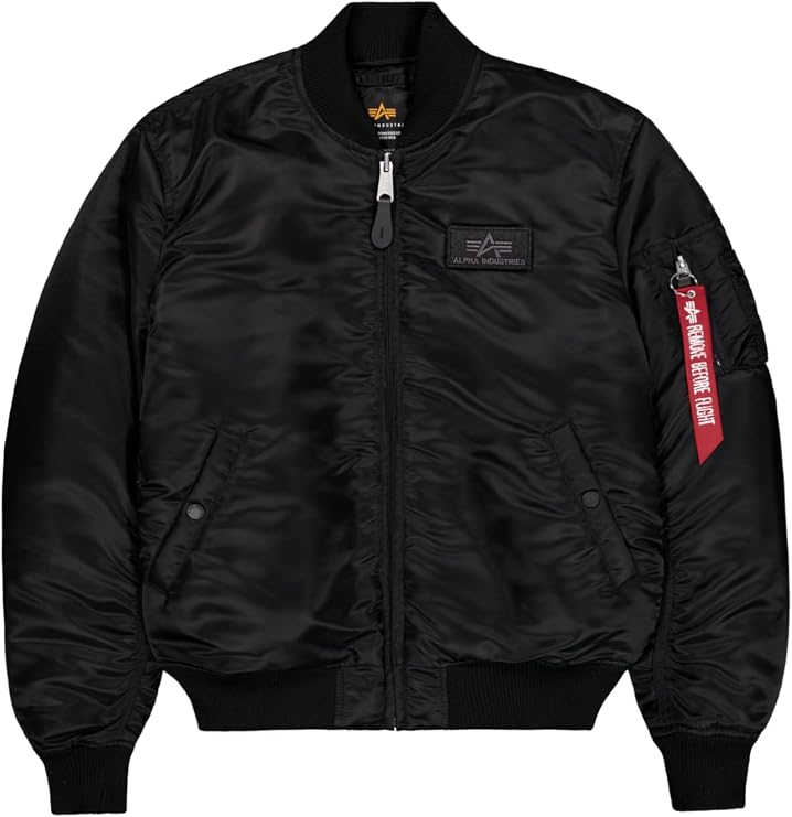 CHAQUETA BOMBER "MA-1 VF EMB BACK" - NEGRO - ALPHA INDUSTRIES | 268114-03