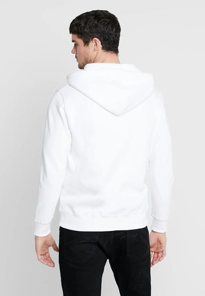 SUDADERA BÁSICA CON CREMALLERA Y CAPUCHA - BLANCO - ALPHA INDUSTRIES | 178325