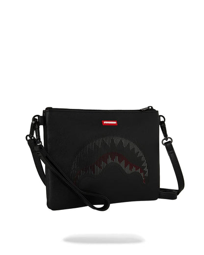 BOLSO POCHETTE CONVERTIBLE BANDOLERA DISAPPEARING SHARK CROSSOVER CLUTCH - NEGRO - SPRAYGROUND | 910B9515NSZ