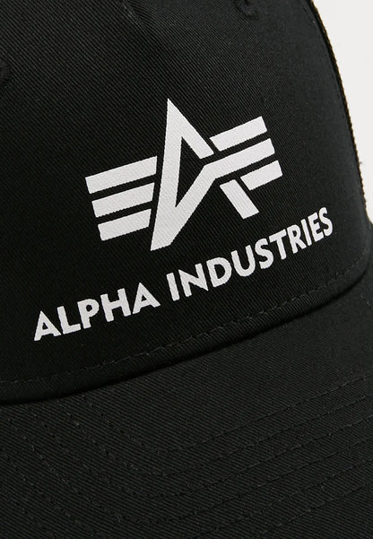 GORRA TRUCKER BÁSICA - NEGRO - ALPHA INDUSTRIES | 186902