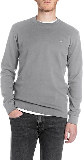 CAMISETA DE MANGA LARGA - GRIS - REPLAY | M3101 .000.85204
