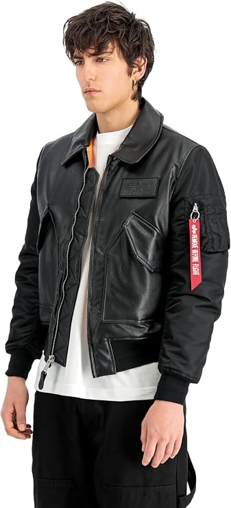 CHAQUETA BOMBER "CWU FL MOD" - NEGRO- ALPHA INDUSTRIES | 268140 (Copia)
