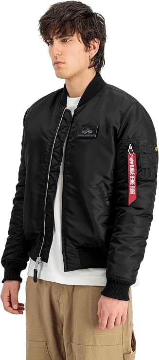 CHAQUETA BOMBER "MA-1 VF EMB BACK" - NEGRO - ALPHA INDUSTRIES | 268114-03
