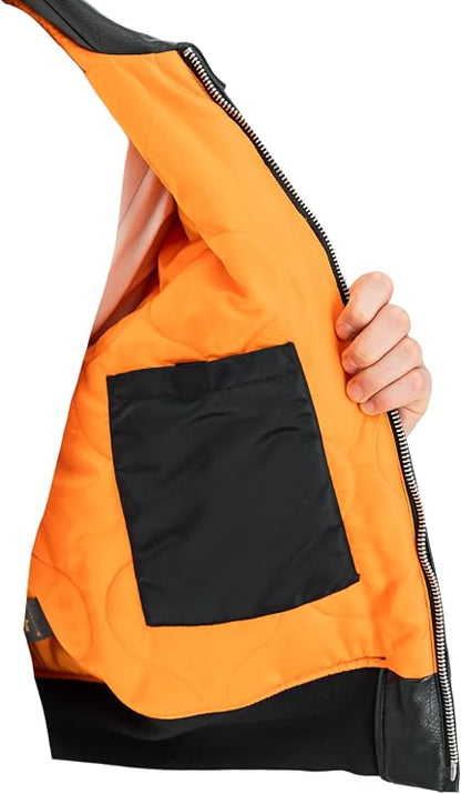 CHAQUETA BOMBER "CWU FL MOD" - NEGRO- ALPHA INDUSTRIES | 268140 (Copia)