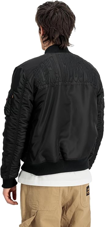 CHAQUETA BOMBER "MA-1 VF EMB BACK" - NEGRO - ALPHA INDUSTRIES | 268114-03