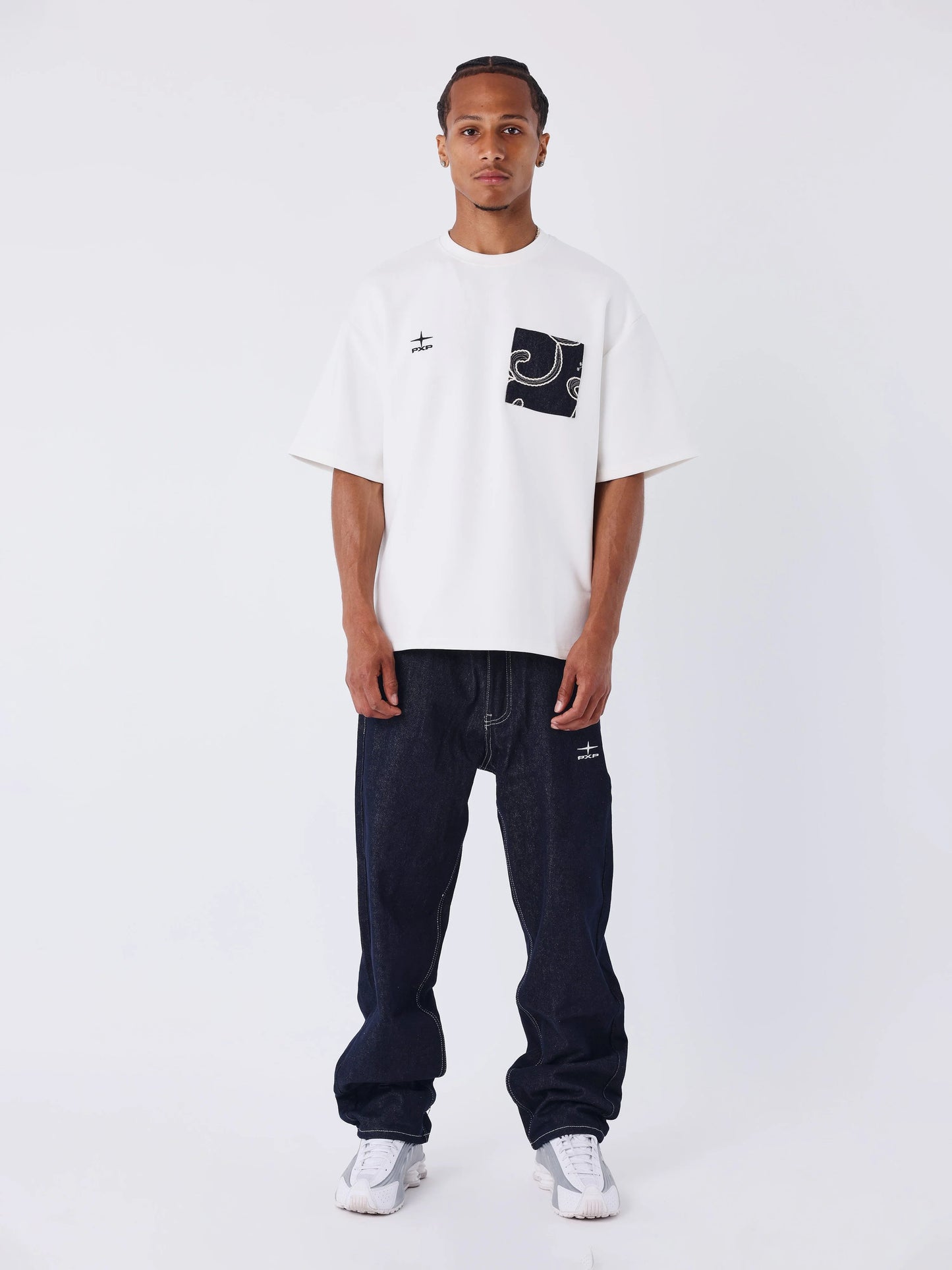 JEANS BANDANA - AZUL - PROJECT X PARIS | 2594014-BL