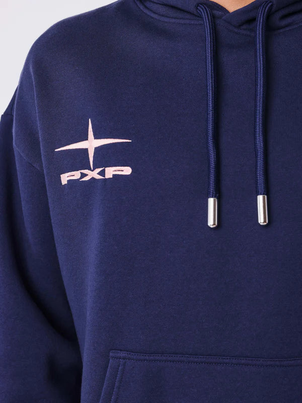 SUDADERA CON CAPUCHA "MEMBER´S CLUB" - AZUL MARINO - PROJECT X PARIS | 2522302_BS