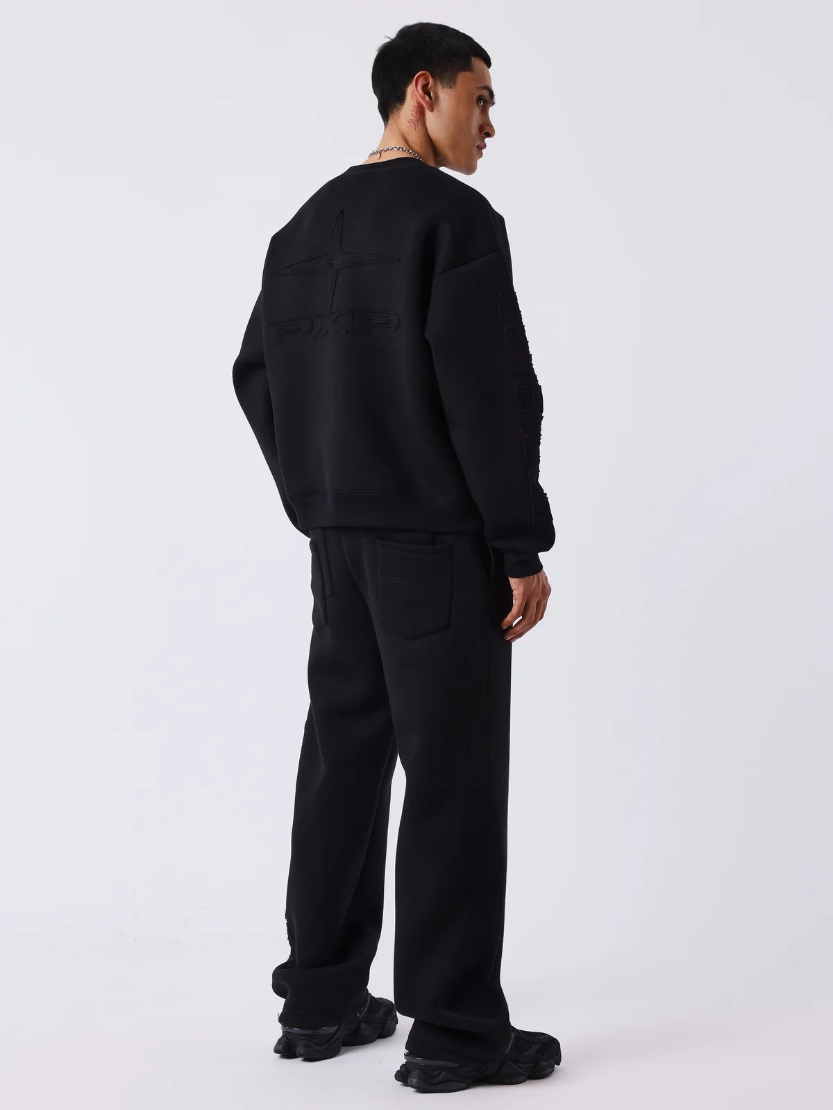 PANTALÓN CHANDAL NEOPRENO - NEGRO - PROJECT X PARIS | PXP-2644206_BK