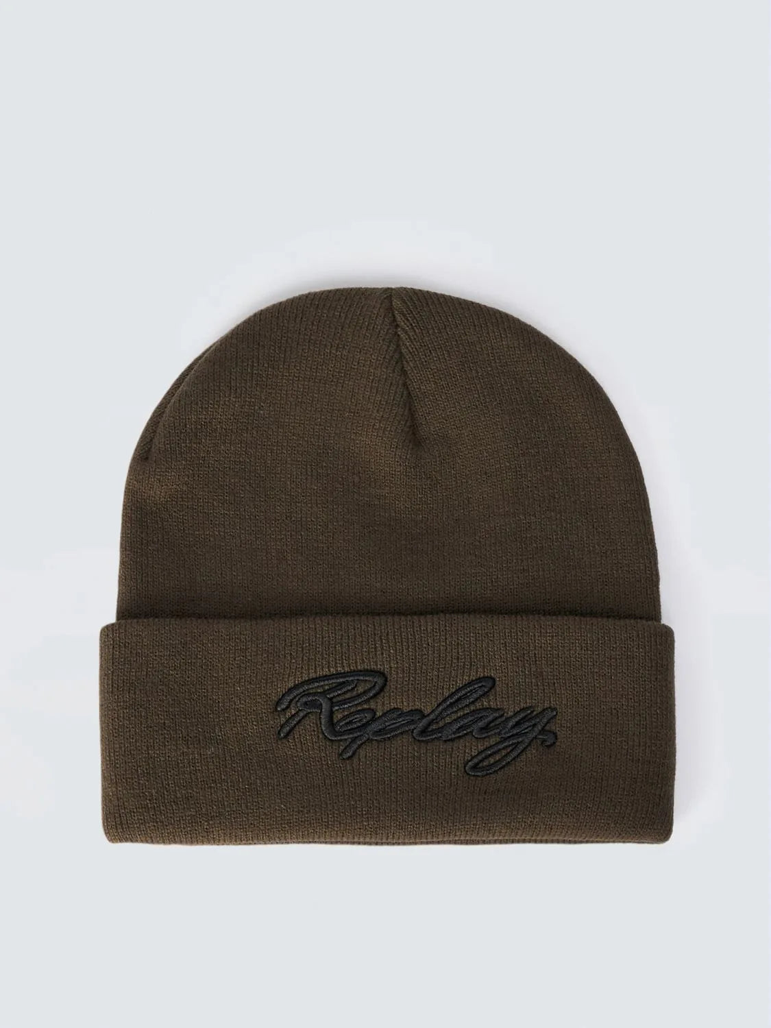 GORRO CON LOGOTIPO BORDADO - VERDE MILITAR - REPLAY | AX006O.000.A7243Q