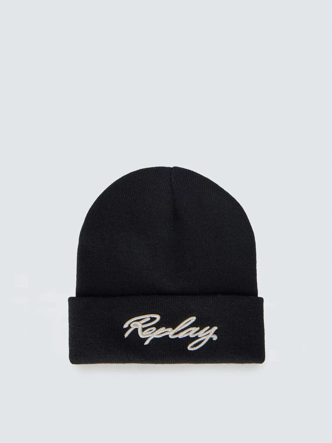 GORRO CON LOGOTIPO BORDADO - NEGRO - REPLAY | AX006O.000.A7243Q