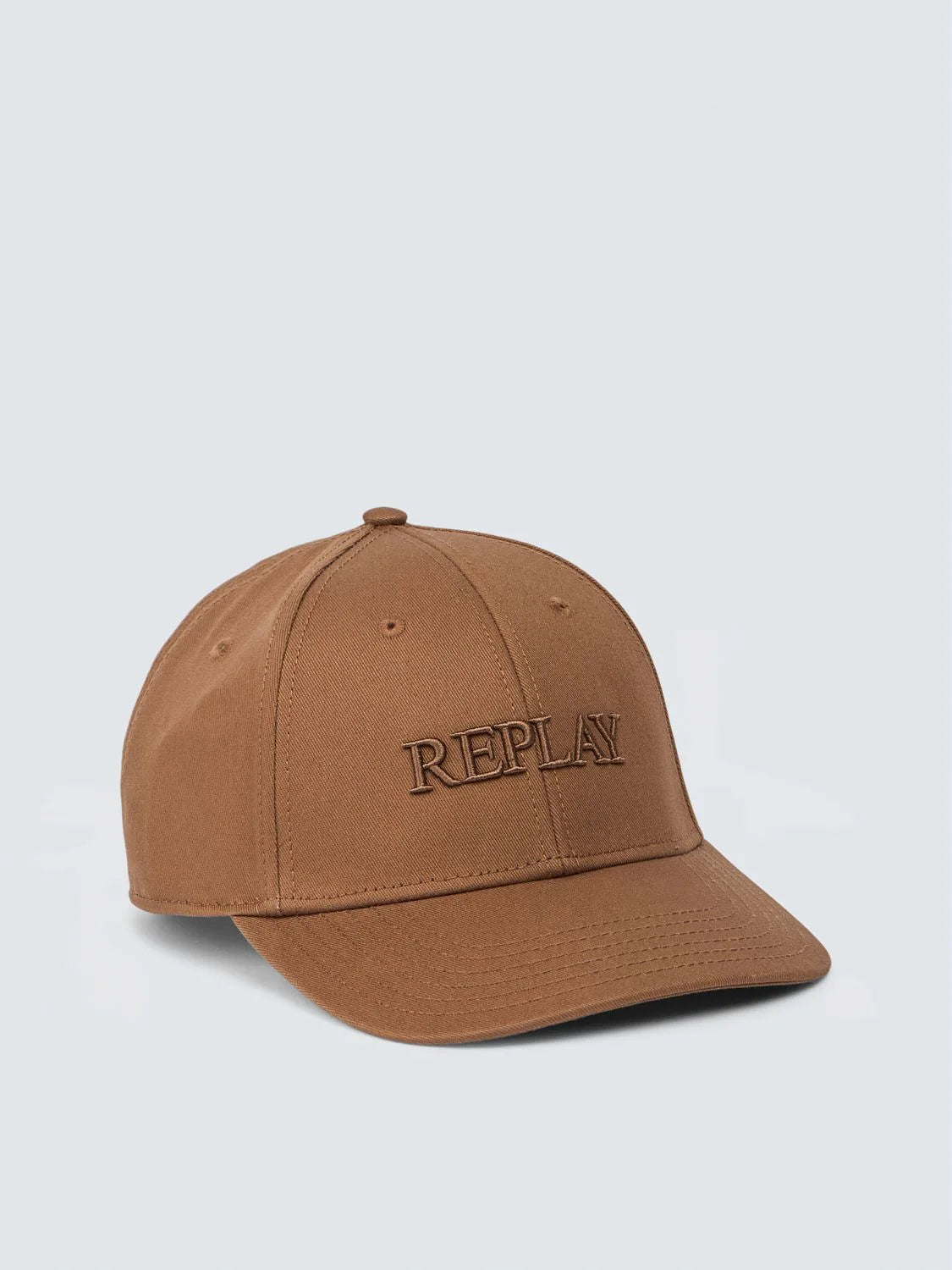 GORRA CON LOGO BORDADO - MARRÓN - REPLAY | AX4161.002.A0113