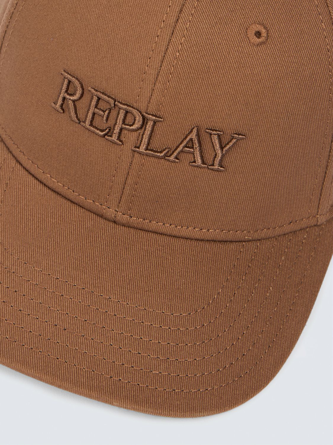 GORRA CON LOGO BORDADO - MARRÓN - REPLAY | AX4161.002.A0113