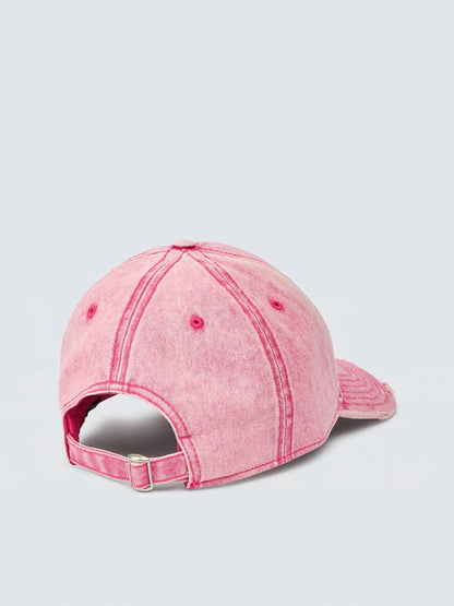 GORRA DESGASTADA CON LOGO BORDADO - ROSA - REPLAY | AX4161.006.A0113H