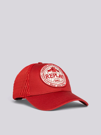 GORRA CON BORDADO - ROJO - REPLAY | AX4337.000.A0406
