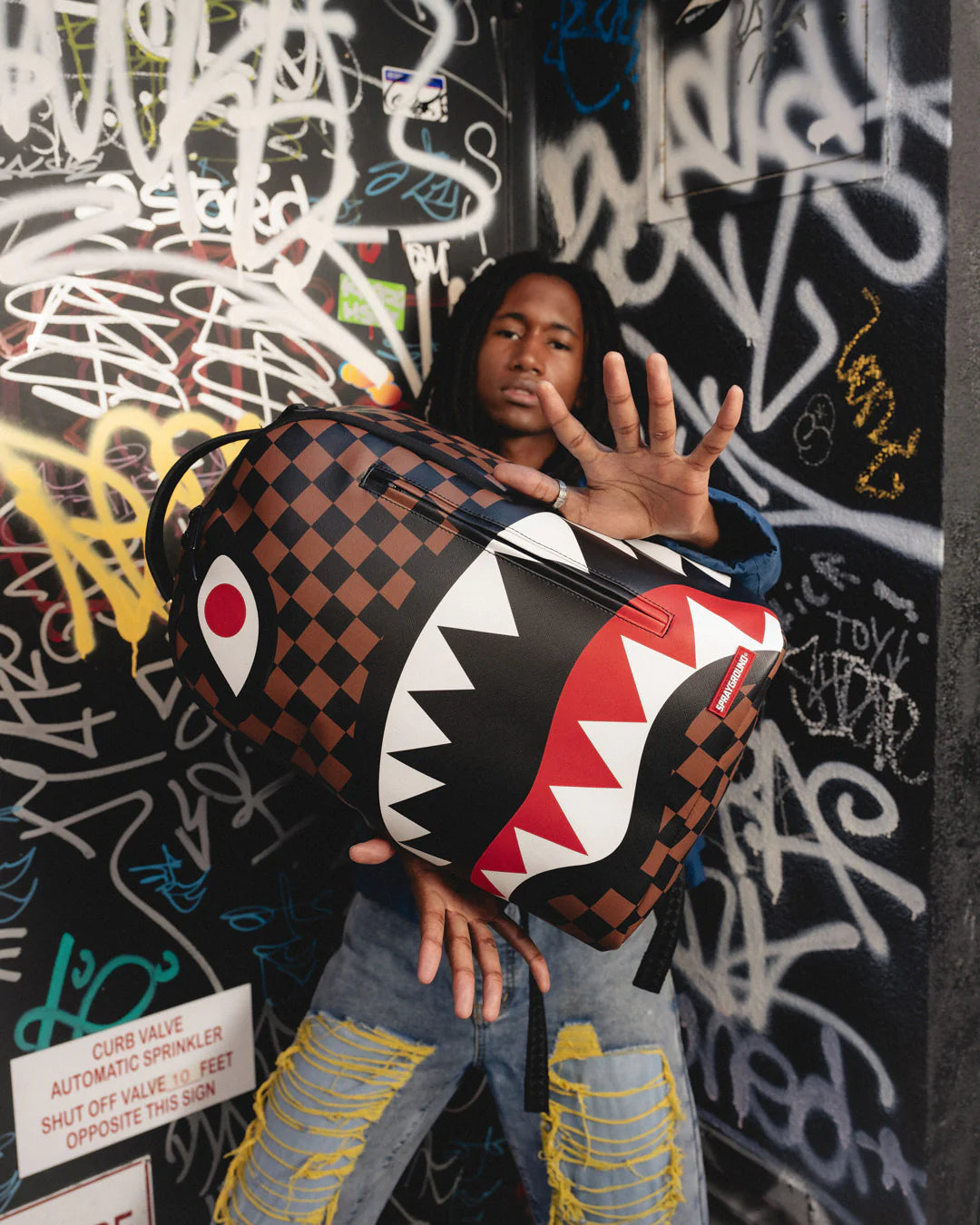 MOCHILA THE HANGOVER SHARK - MARRÓN - SPRAYGROUND | 910B5788NSZ