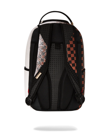 MOCHILA SPRAYSHARKS WORLDWIDE - MARRON/BLANCO - SPRAYGROUND | 910B6128NSZ